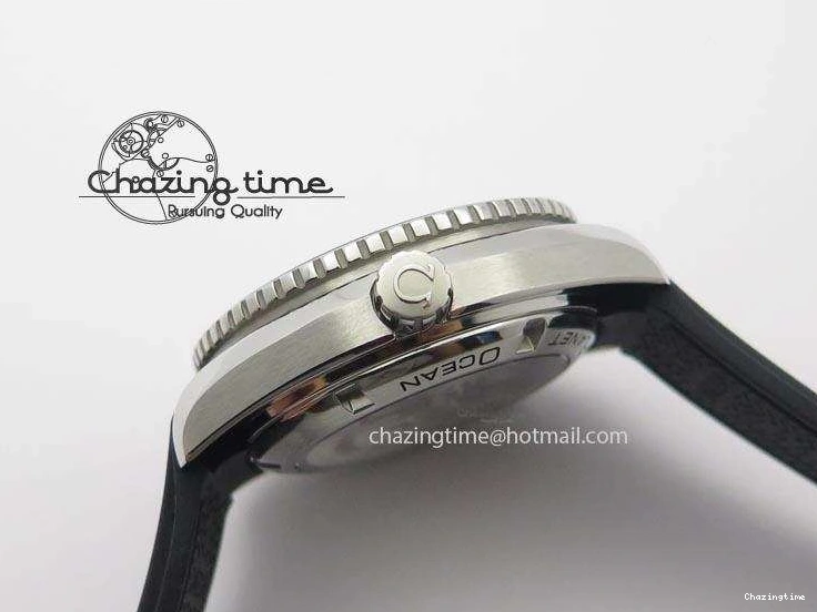 0411 Colorful Planet Ocean SS Bp Maker 45mm Black Bezel On Black Rubber Strap A 8219